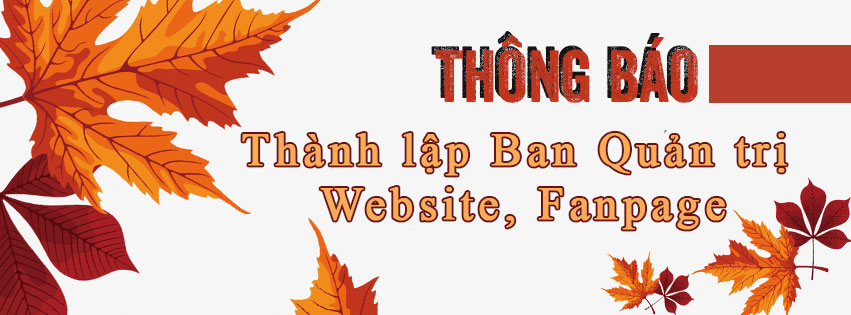 THÔNG BÁO – V/v thành lập Ban Quản trị Website, Fanpage