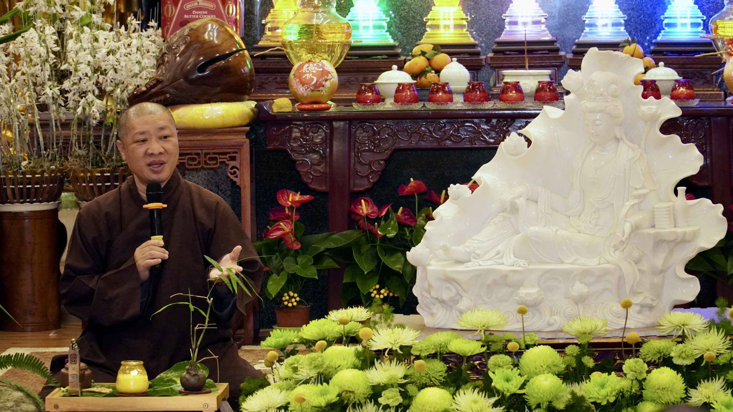 Đêm thiền trà tâm tình của các hành giả xuất gia gieo duyên lần 2插图6