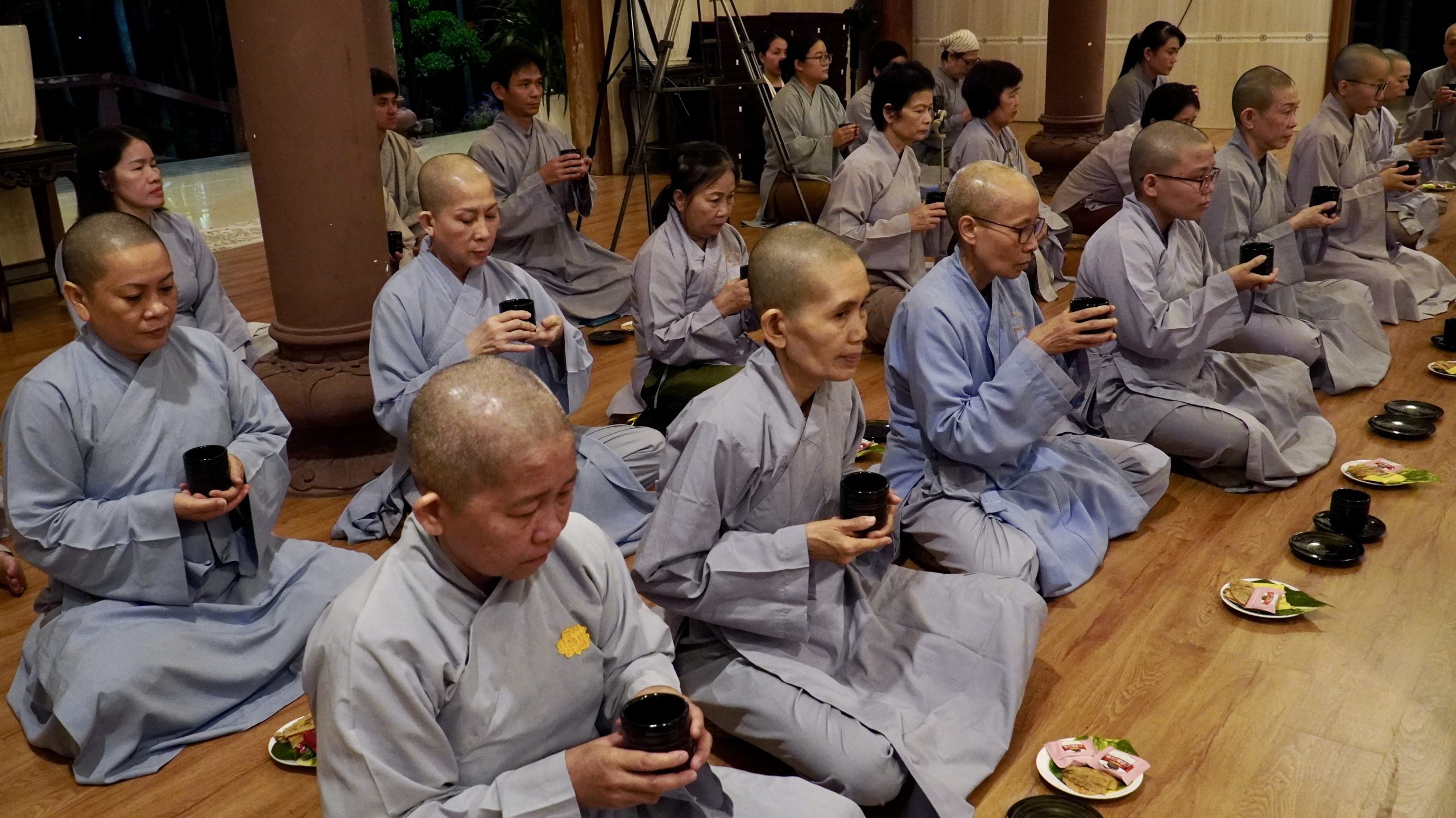 Đêm thiền trà tâm tình của các hành giả xuất gia gieo duyên lần 2插图8