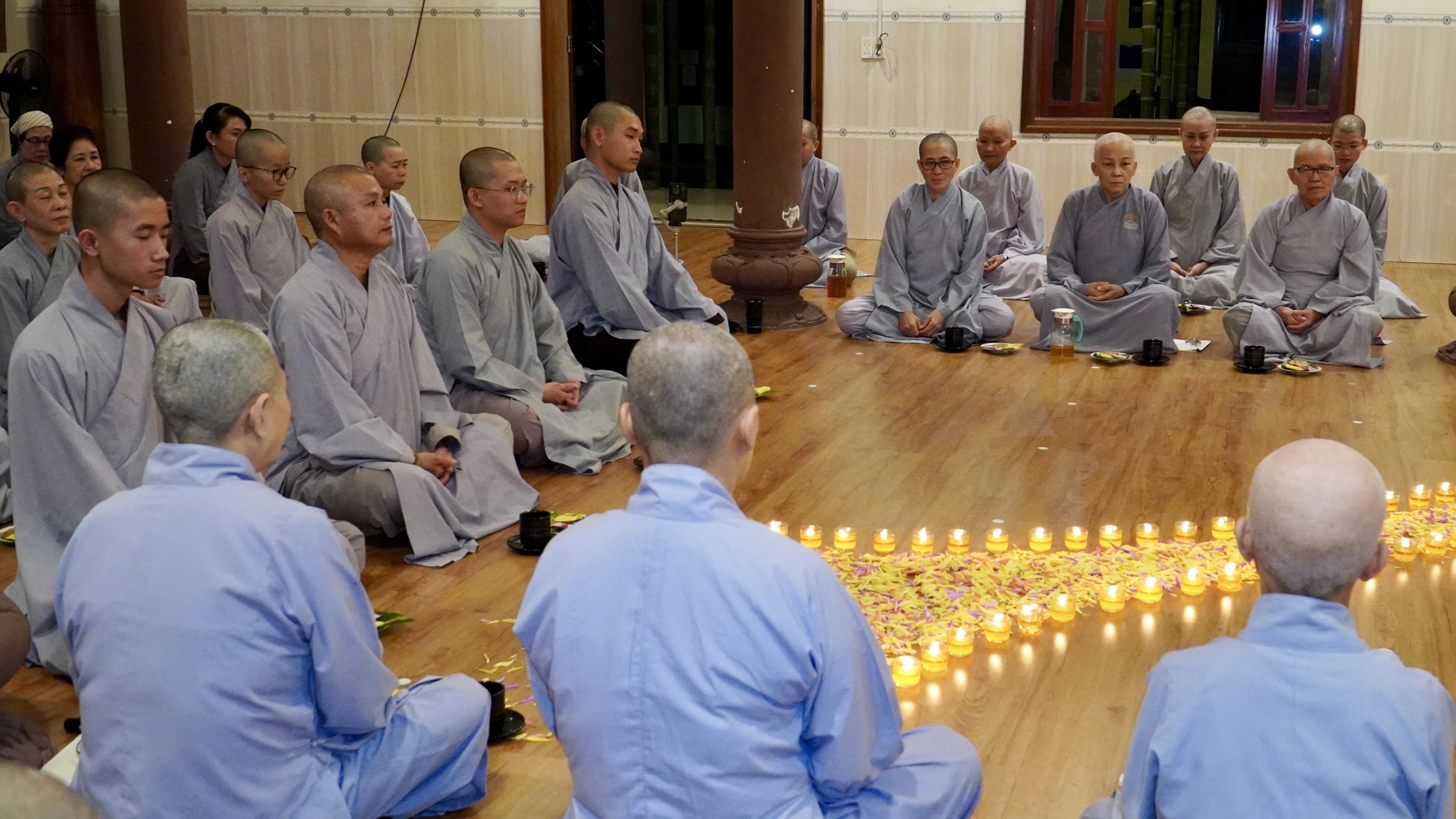 Đêm thiền trà tâm tình của các hành giả xuất gia gieo duyên lần 2插图3