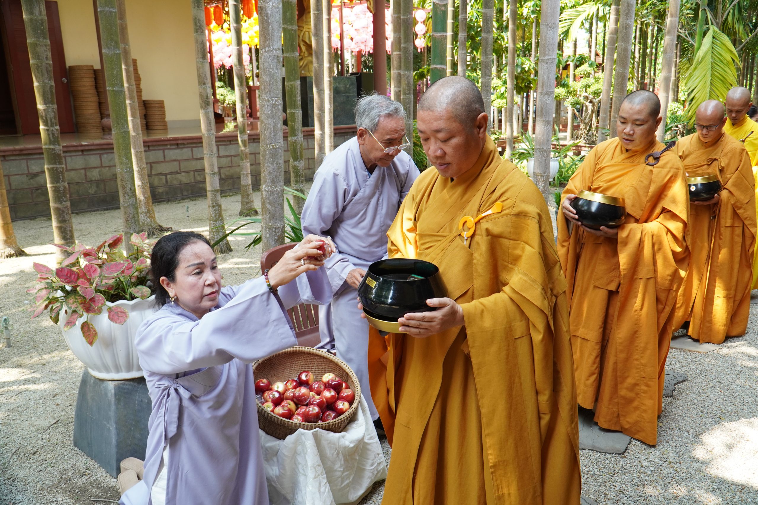 Khất thực gieo duyên của chư hành giả khoá tu “Xuất gia gieo duyên lần 2”插图7