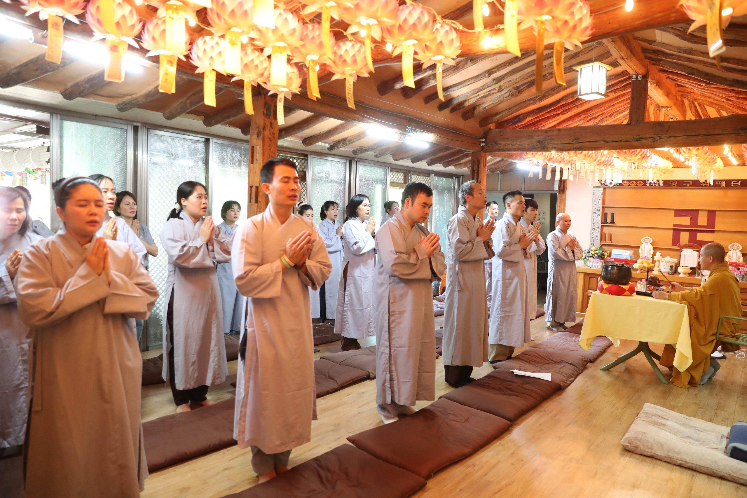 HÀN QUỐC: ĐẠO TRÀNG VIỆN CHUYÊN TU TỔ CHỨC KHÓA TU BÁT QUAN TRAI GIỚI LẦN THỨ NHẤT TẠI CHÙA VIÊN GIÁC插图19